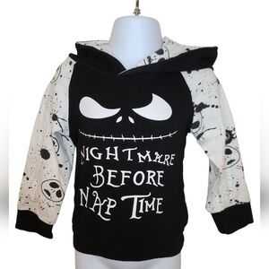 Disney's Jack Skellington Hoodie Nightmare before Naptime 2T